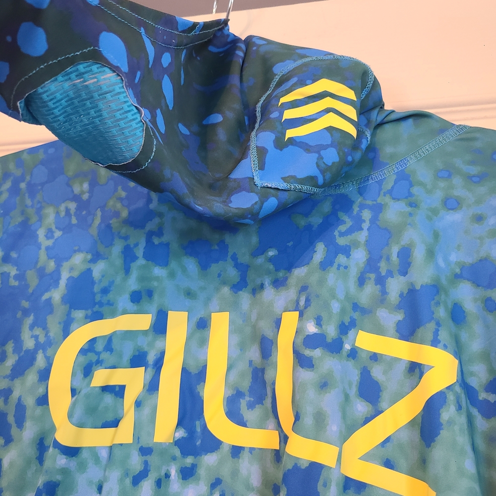 Gillz Blue and Green Long Sleeve Shirt